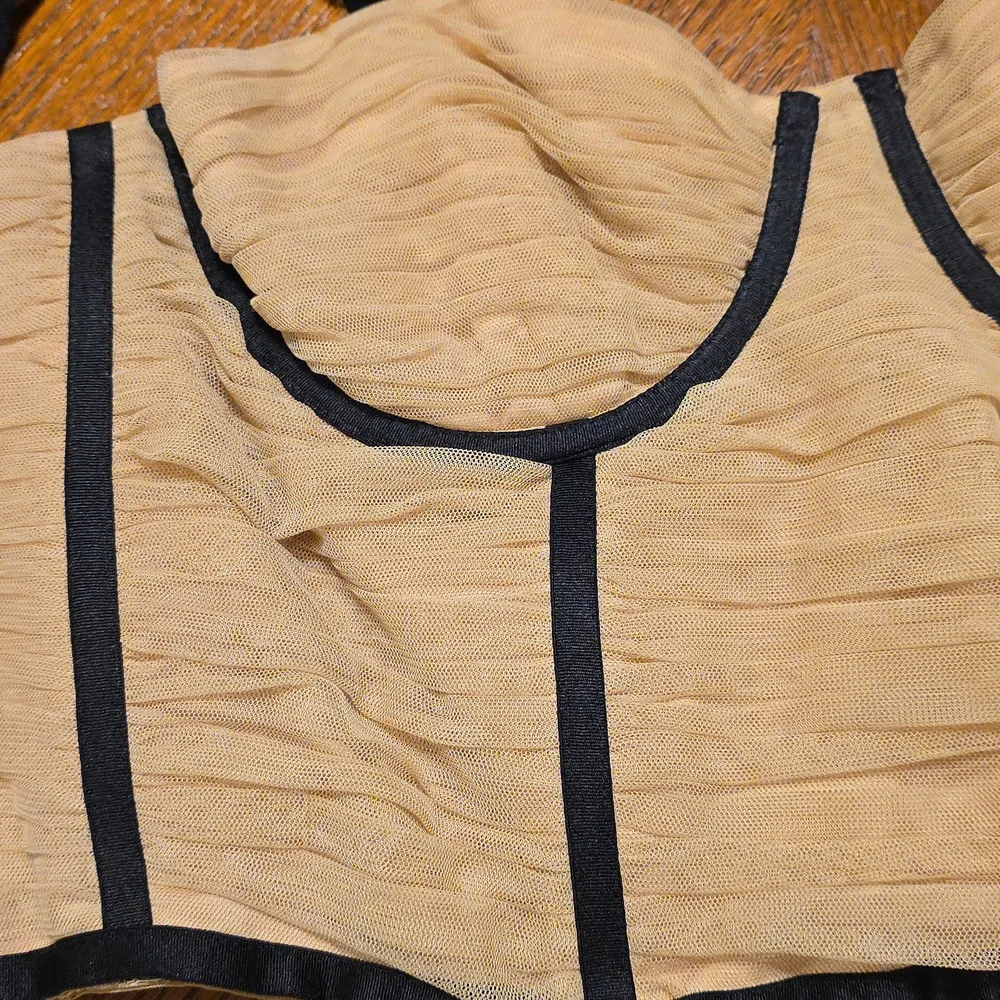 Alice + Olivia Dania Ruched Bustier, Sz 2 - Picture 11 of 15
